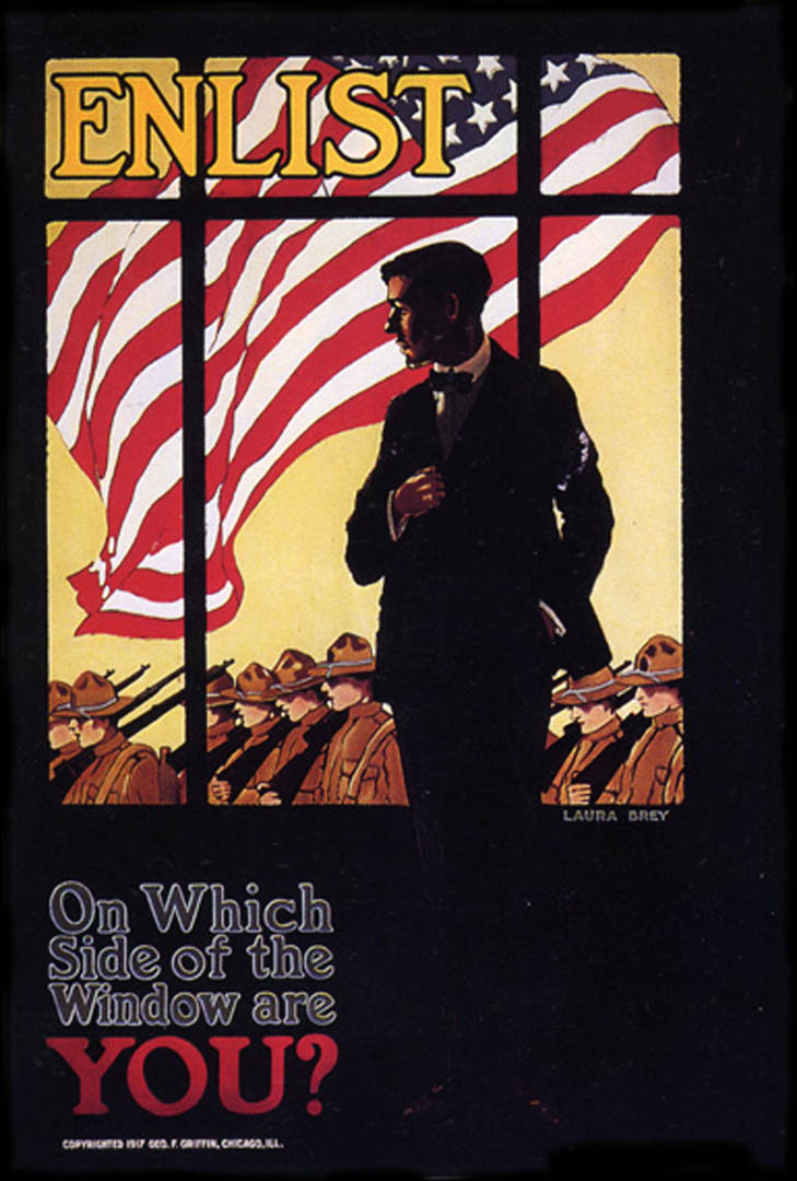 Us Enlistment Vintage World War Posters Wallpaper Image
