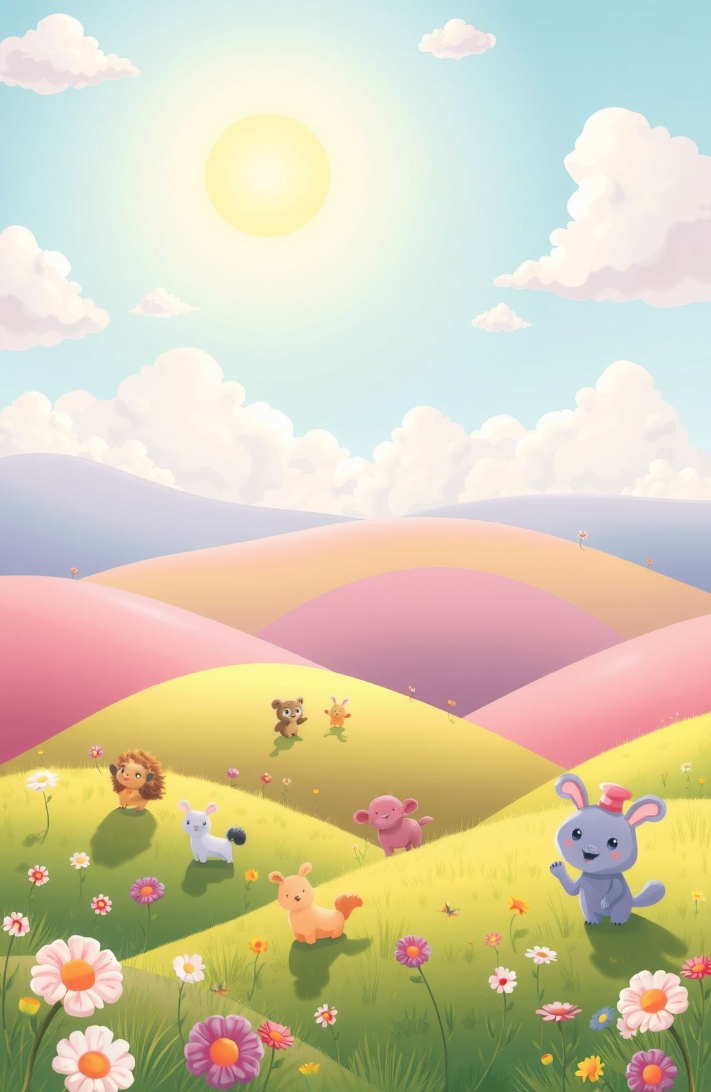 Aesthetic Cartoon Image Wallpaper