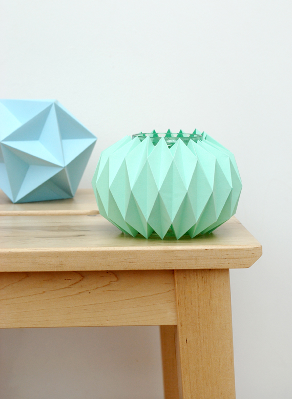 49 thoughts on Accordion paper folding Candle holders