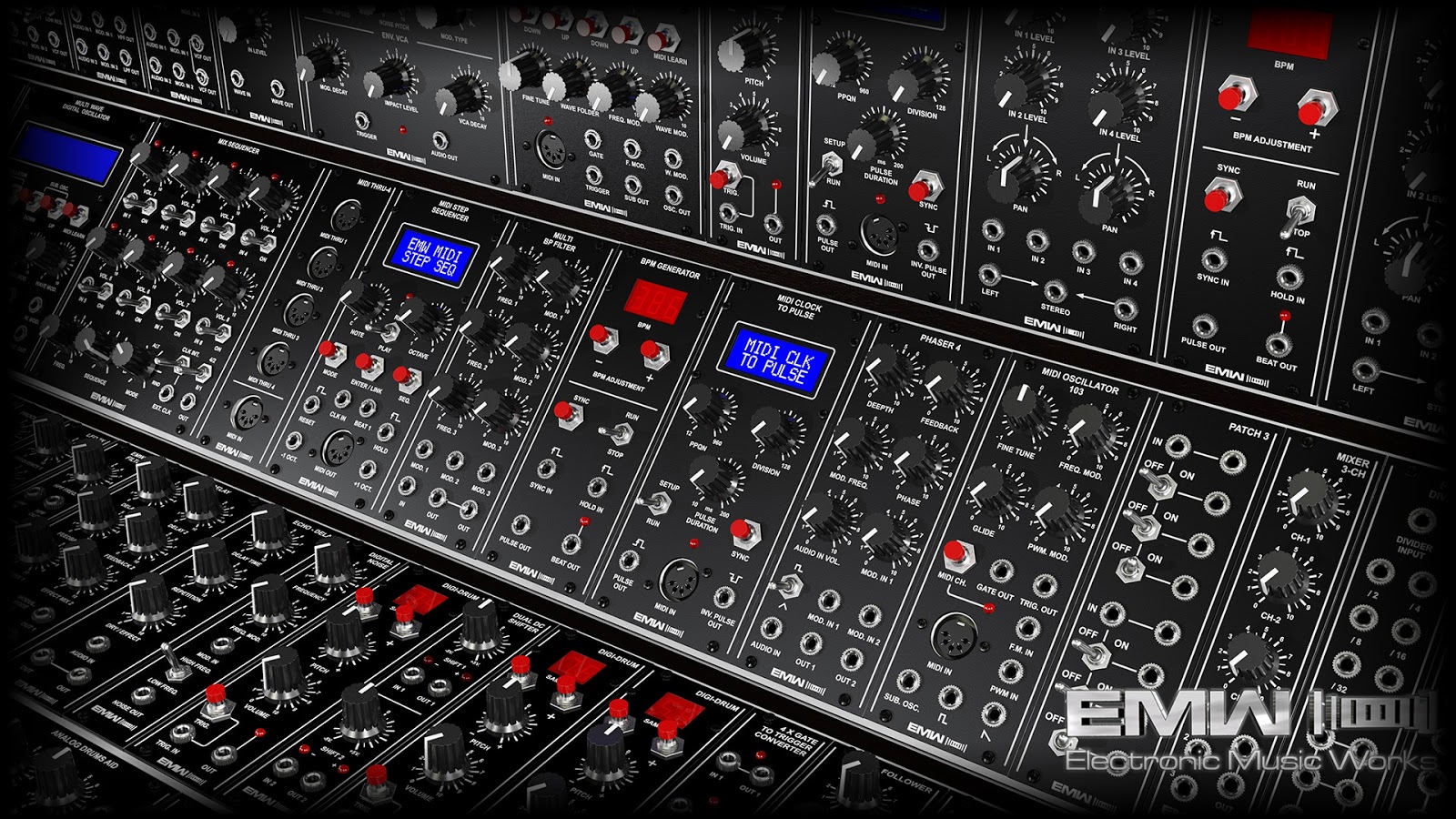 Some Great Synth Wallpaper Via Emw Click The Pic For Full Size