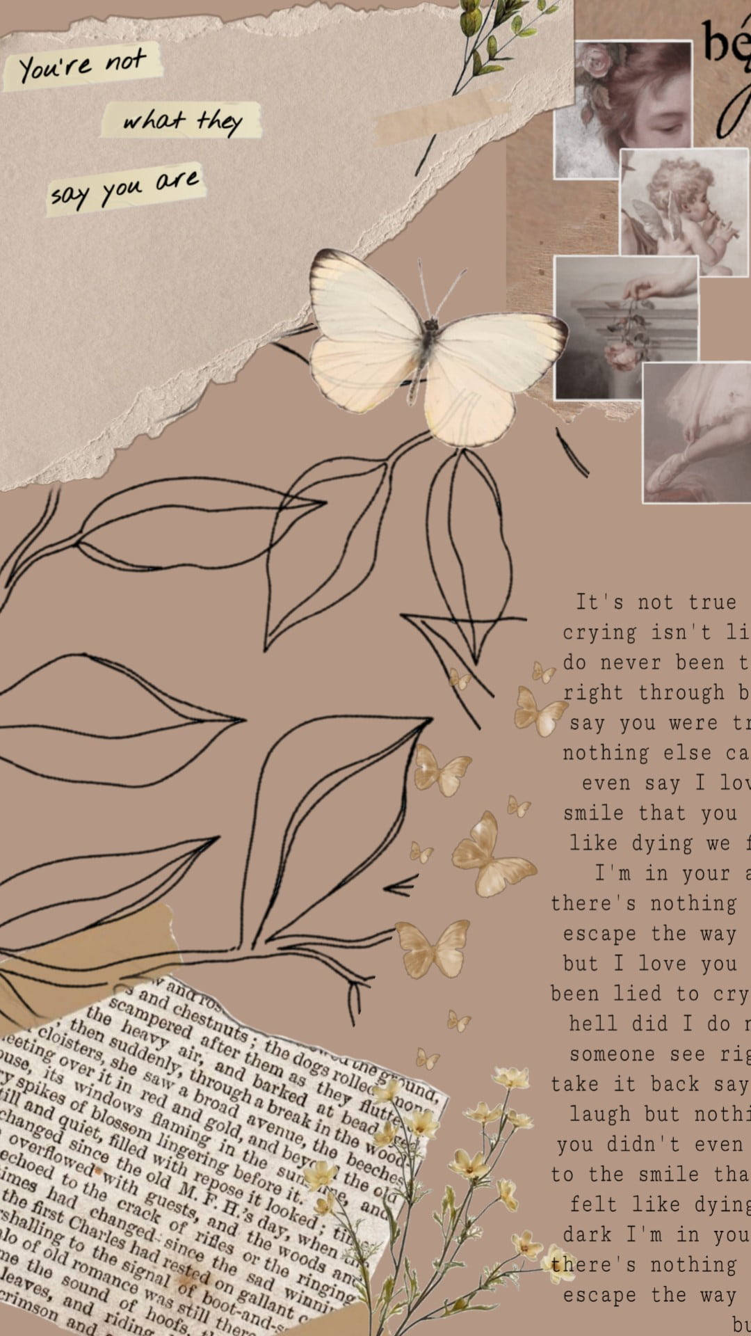 Aesthetic Brown Wallpaper