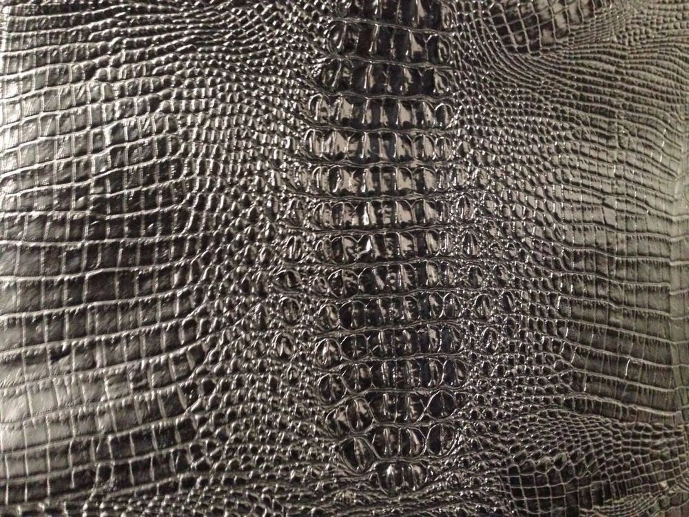 Faux Leather Fabric Embossed Alligator Crocodile Wallpaper