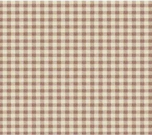 Wallpaper By The Yard Crafts Decor Small Gingham Check Muted Brown
