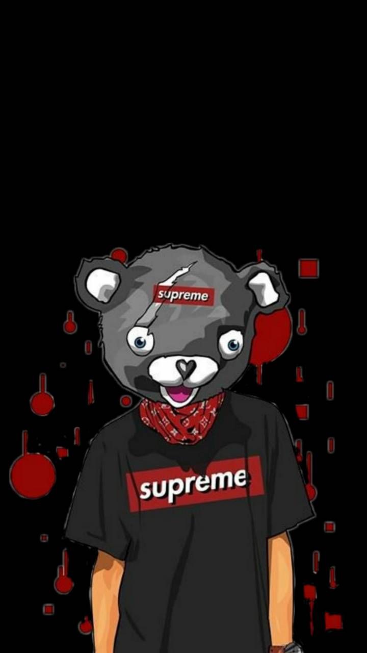 Supreme Bear wallpaper by creme brulee   a2   Free on ZEDGE