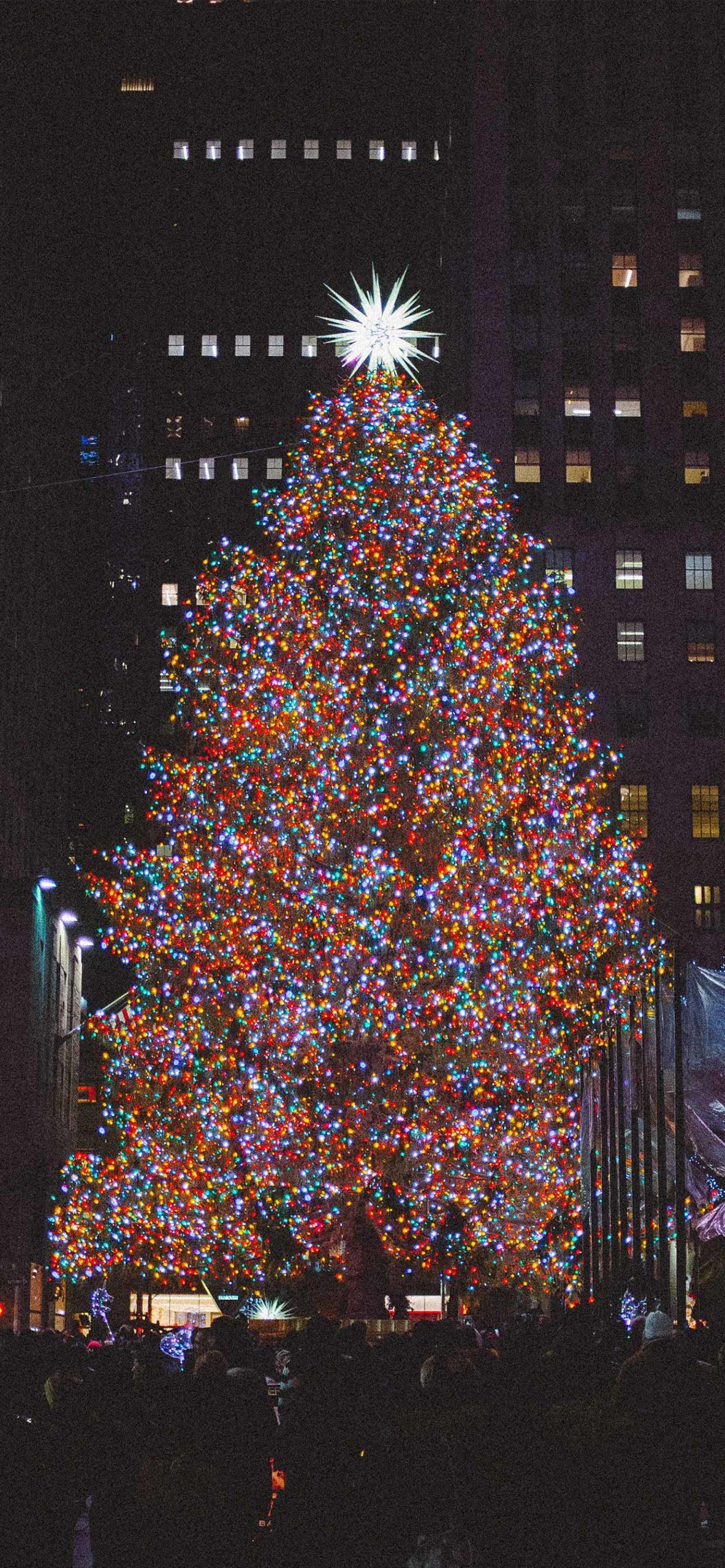 Christmas Tree Wallpaper For iPhone Pro Max X