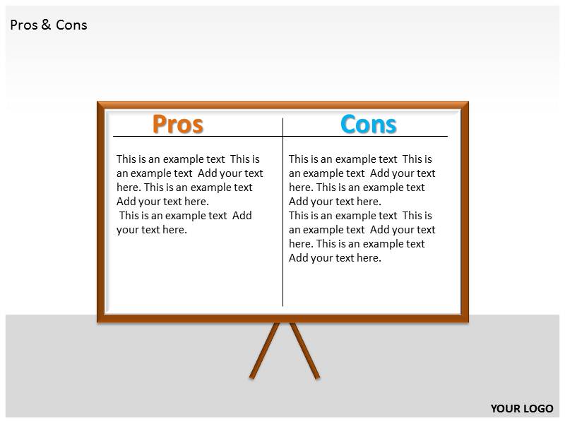 Pros And Cons Animated Powerpoint Templates Background