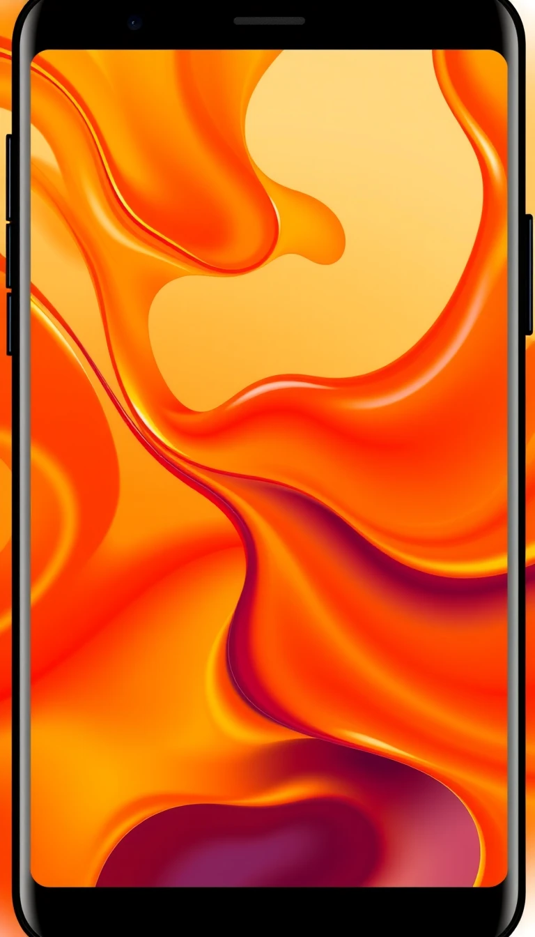 Orange Phone Wallpaper