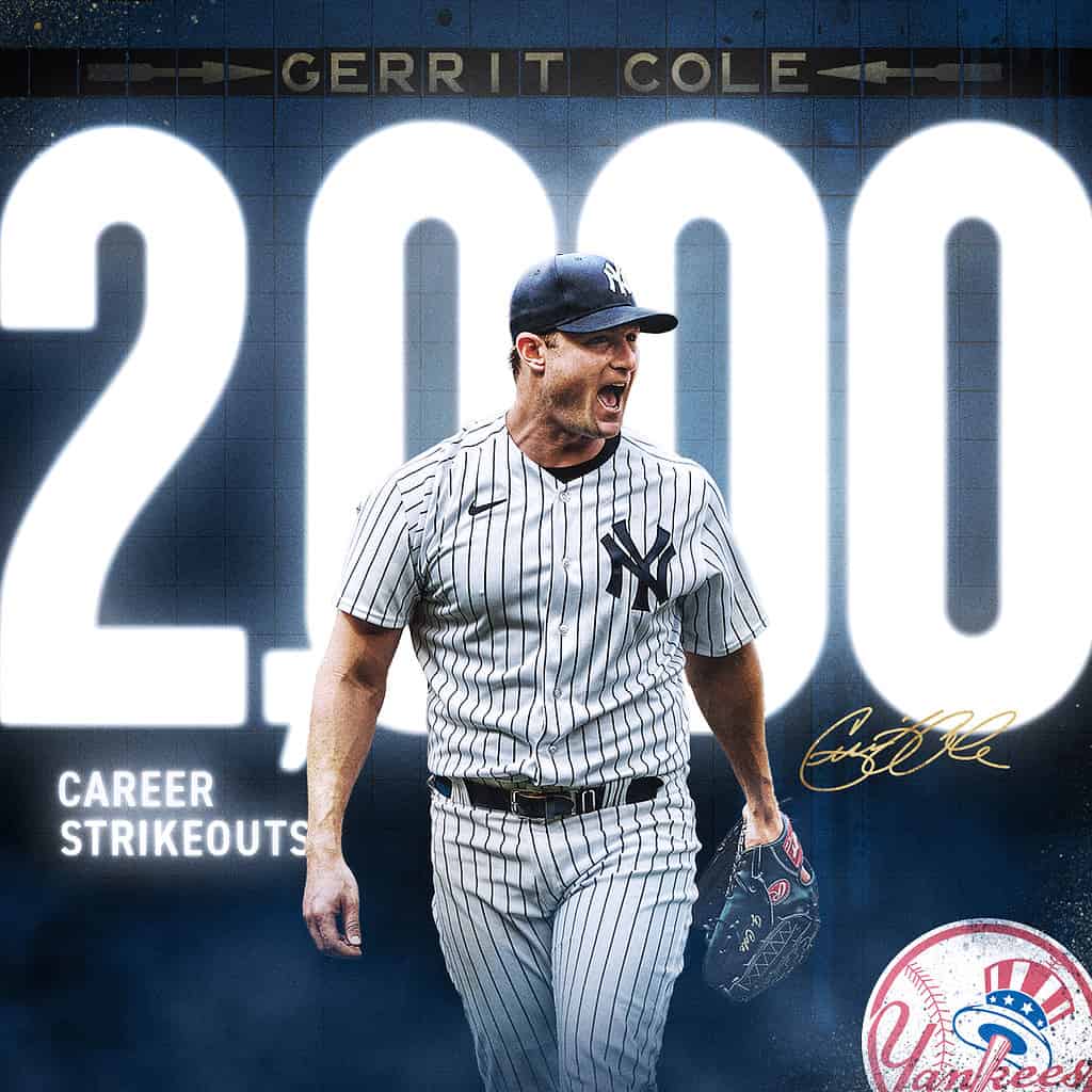 Gerrit Cole Reaches Strikeouts 3rd All Wallpaper