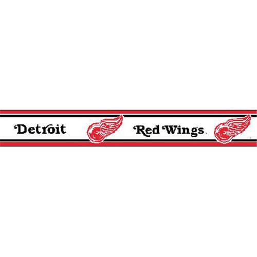 Wing Detroit Red Wings Inch Height Wallpaper Border Walmart