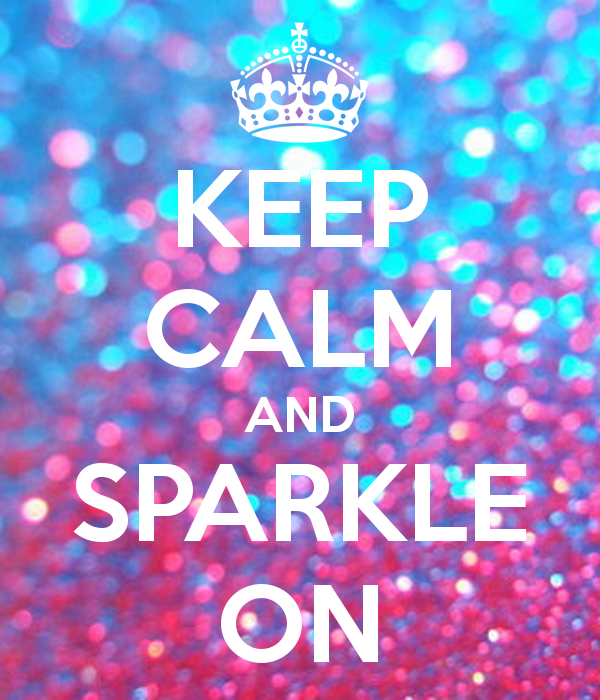 Keep Calm And Sparkle On Carry Image Generator