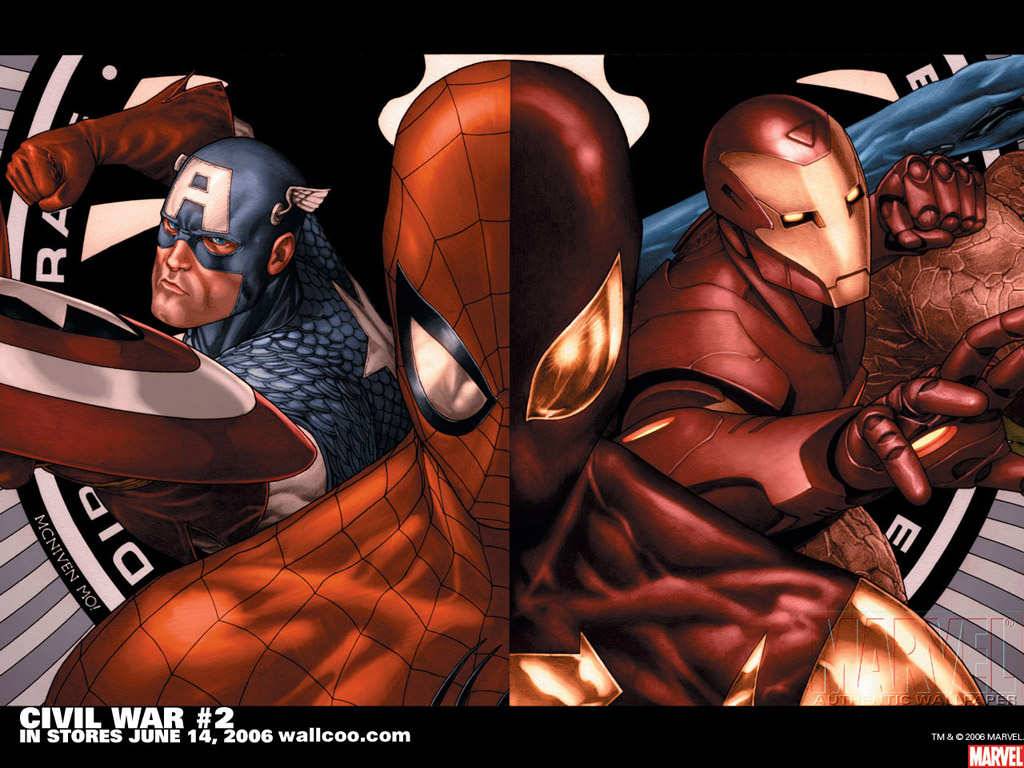 Marvel Civil War iPhone Wallpaper Only At Me For Your