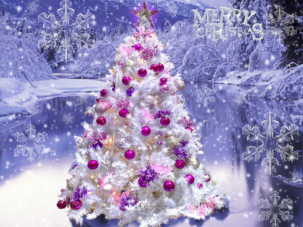 Christmas Desktop Wallpaper Animated Beautiful Merry