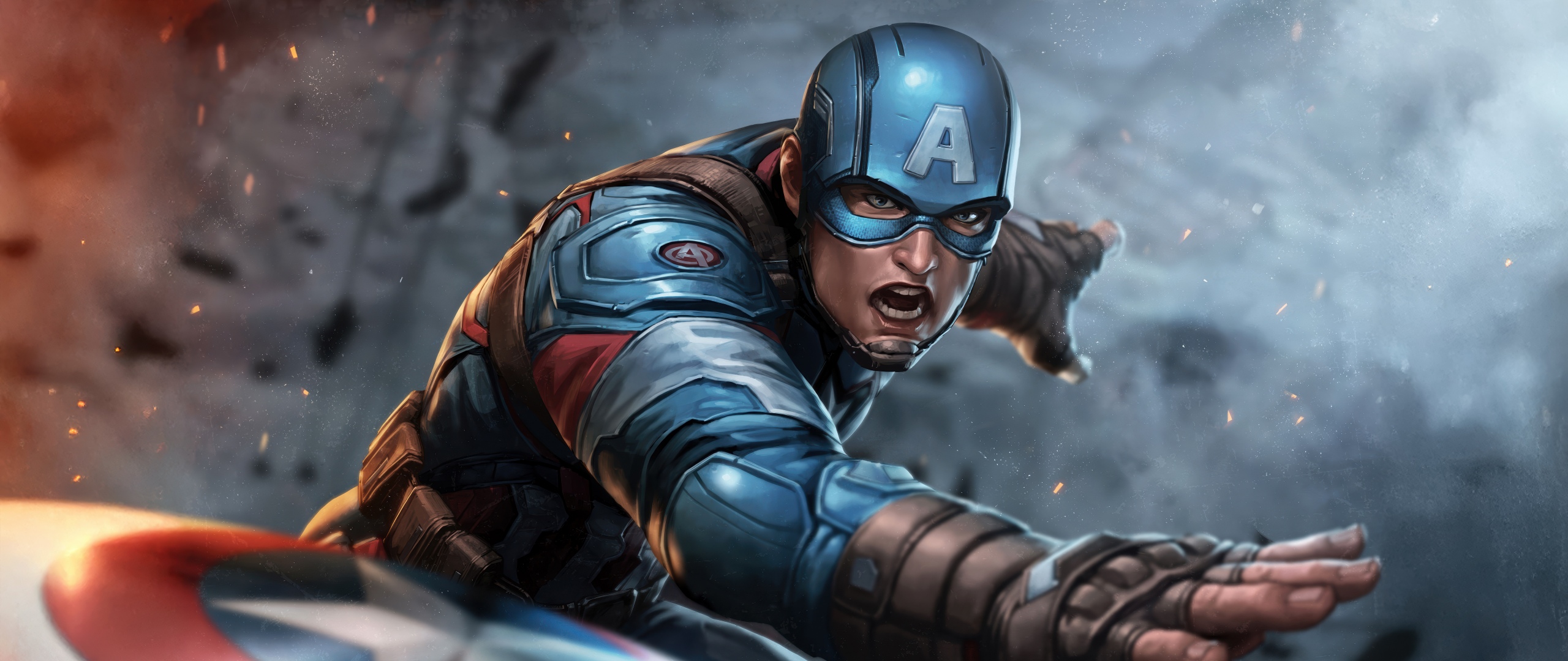 Captain America Wallpaper 4k Artwork Marvel Superheroes 5k
