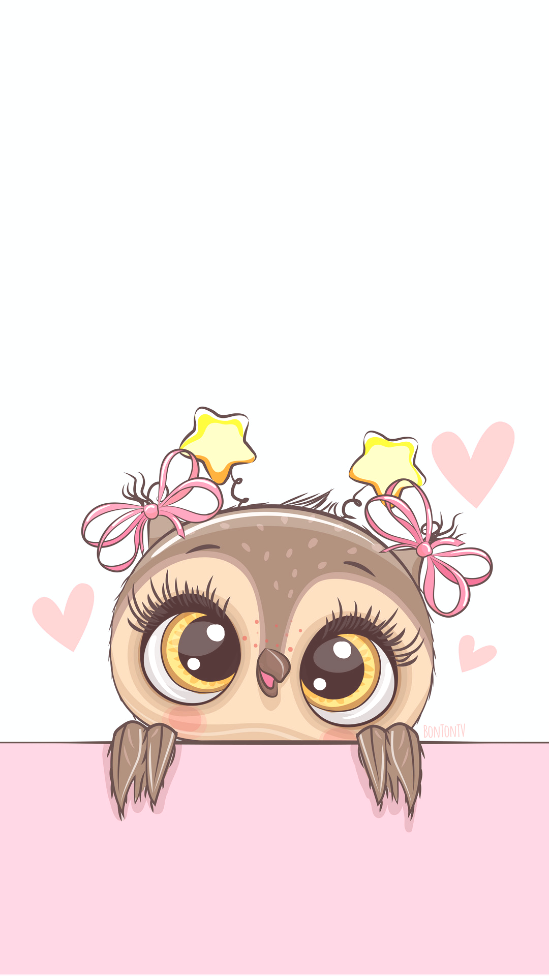 Cute Owl Phone Wallpaper Top Background