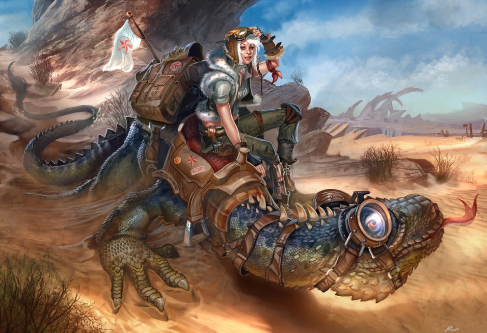 2D Art Desert Punk   2D Digital Concept artCoolvibe Digital Art