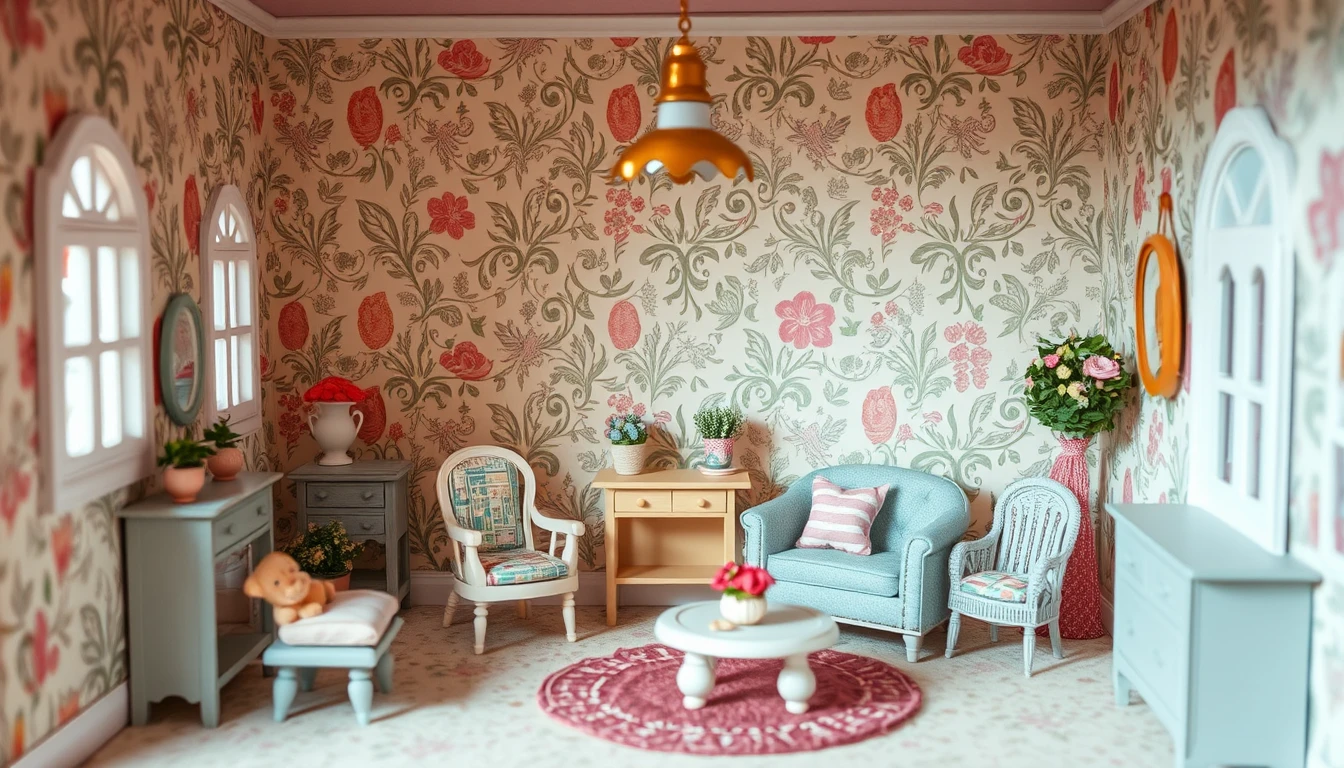 Brodnax Dollhouse Wallpaper