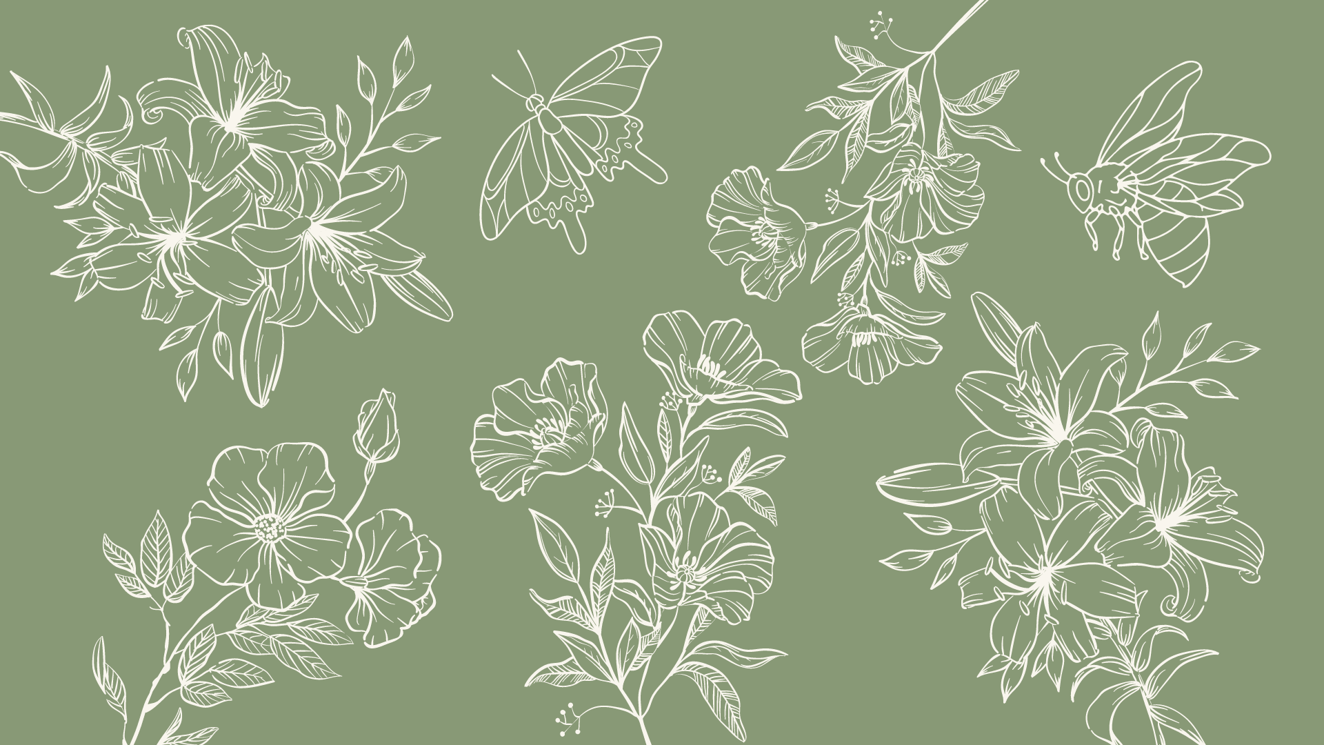 Sage Green Desktop Wallpaper Nel