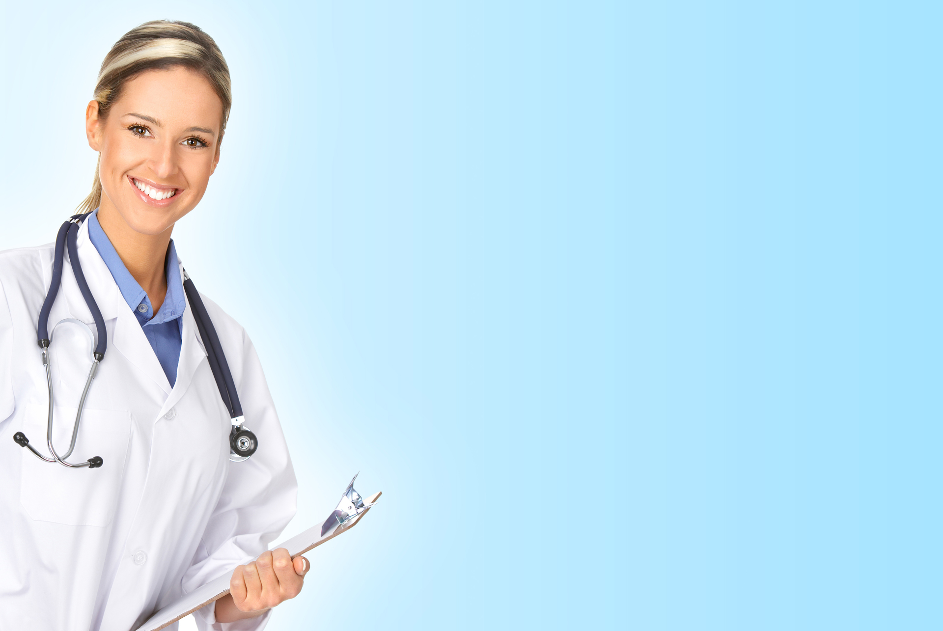 Medical Doctor Woman Background For Powerpoint Health And