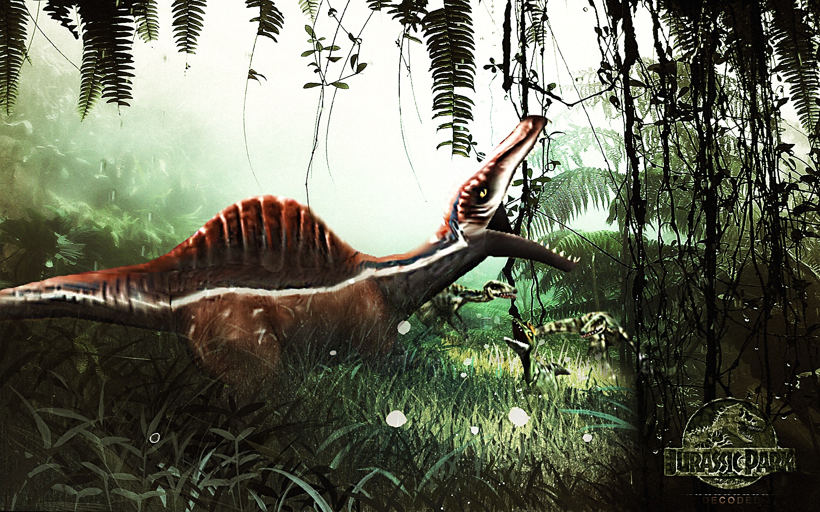 Jurassic Park Spinosaurus Wallpaper Builder By