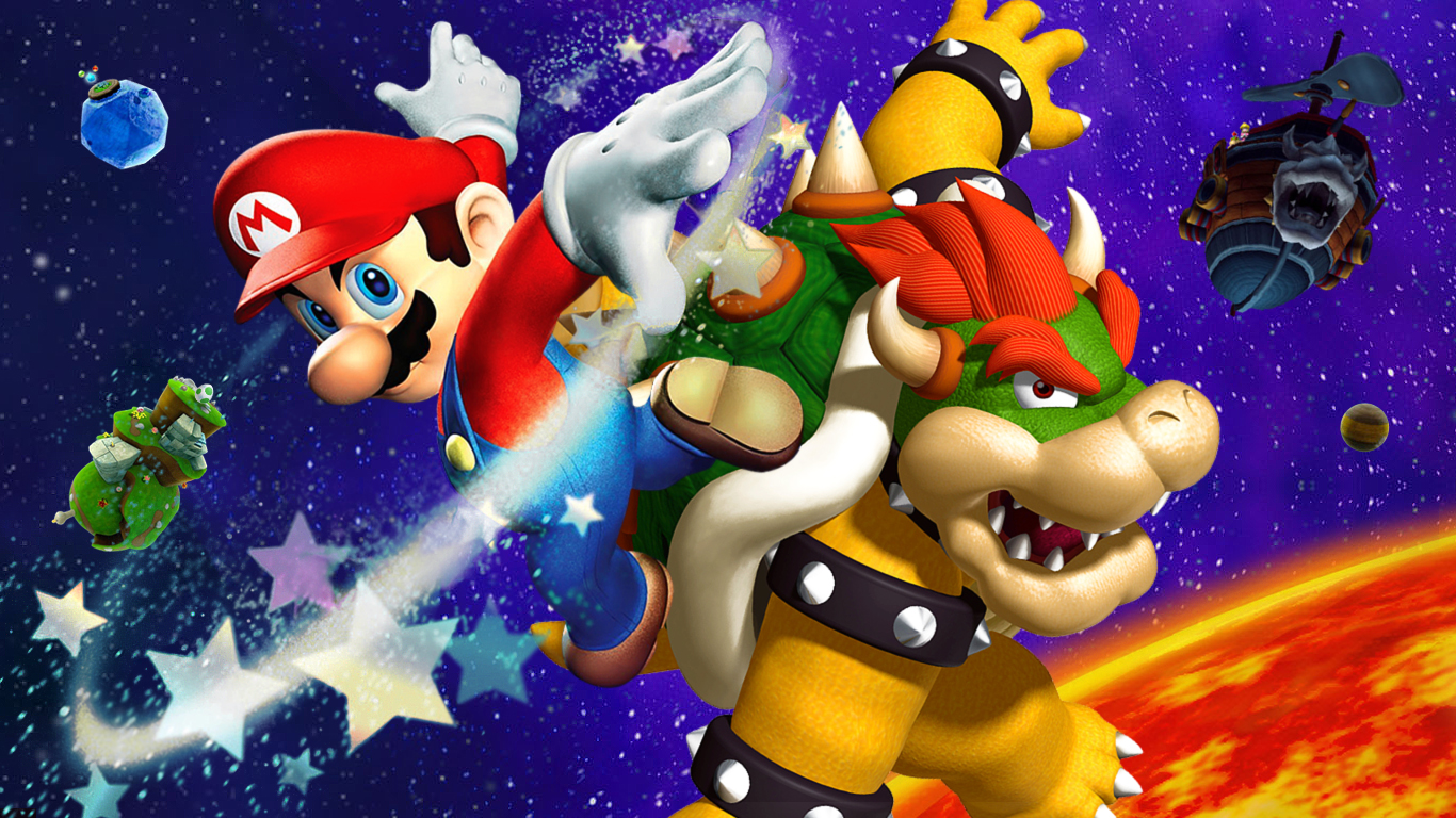 Nintendo Wii Super Mario Galaxy IwallHD Wallpaper HD