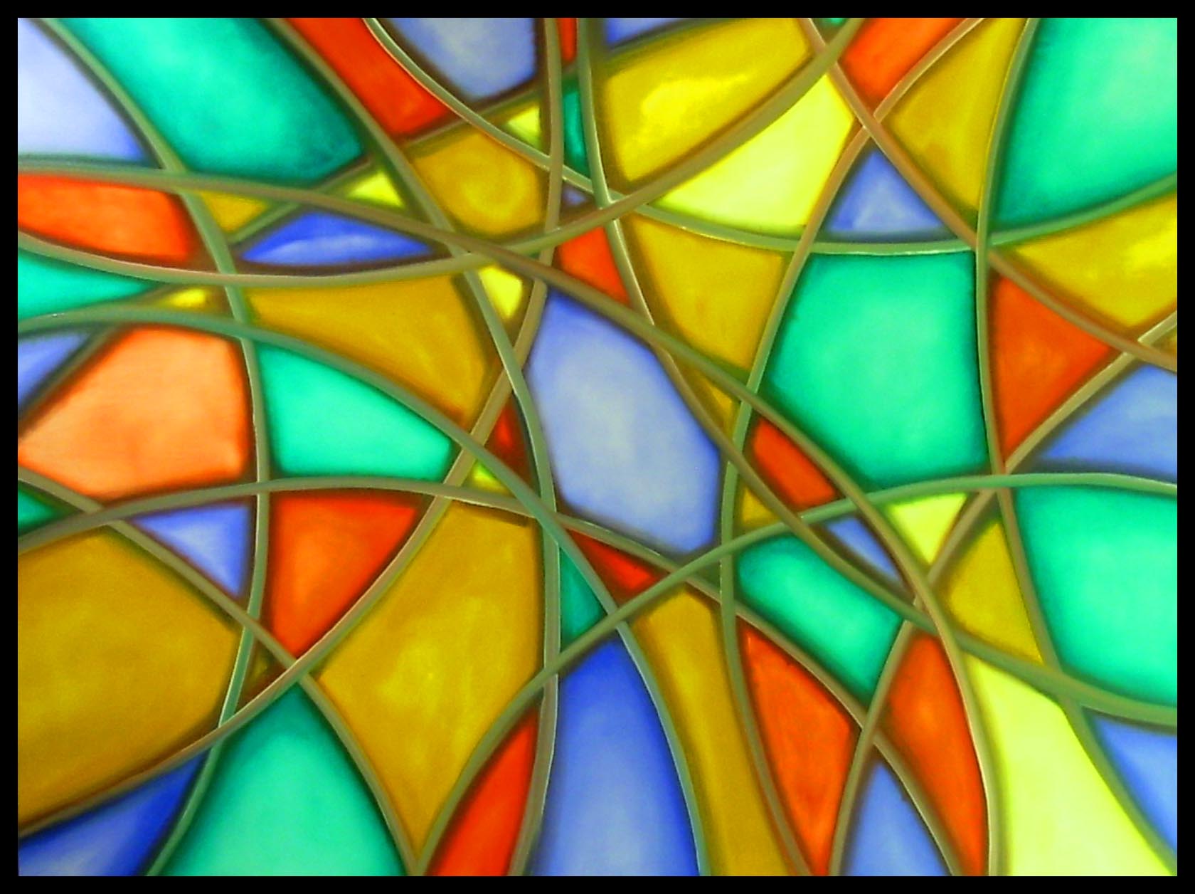 Big Stained Glass Nexus High Resolution HD Wallpaper General