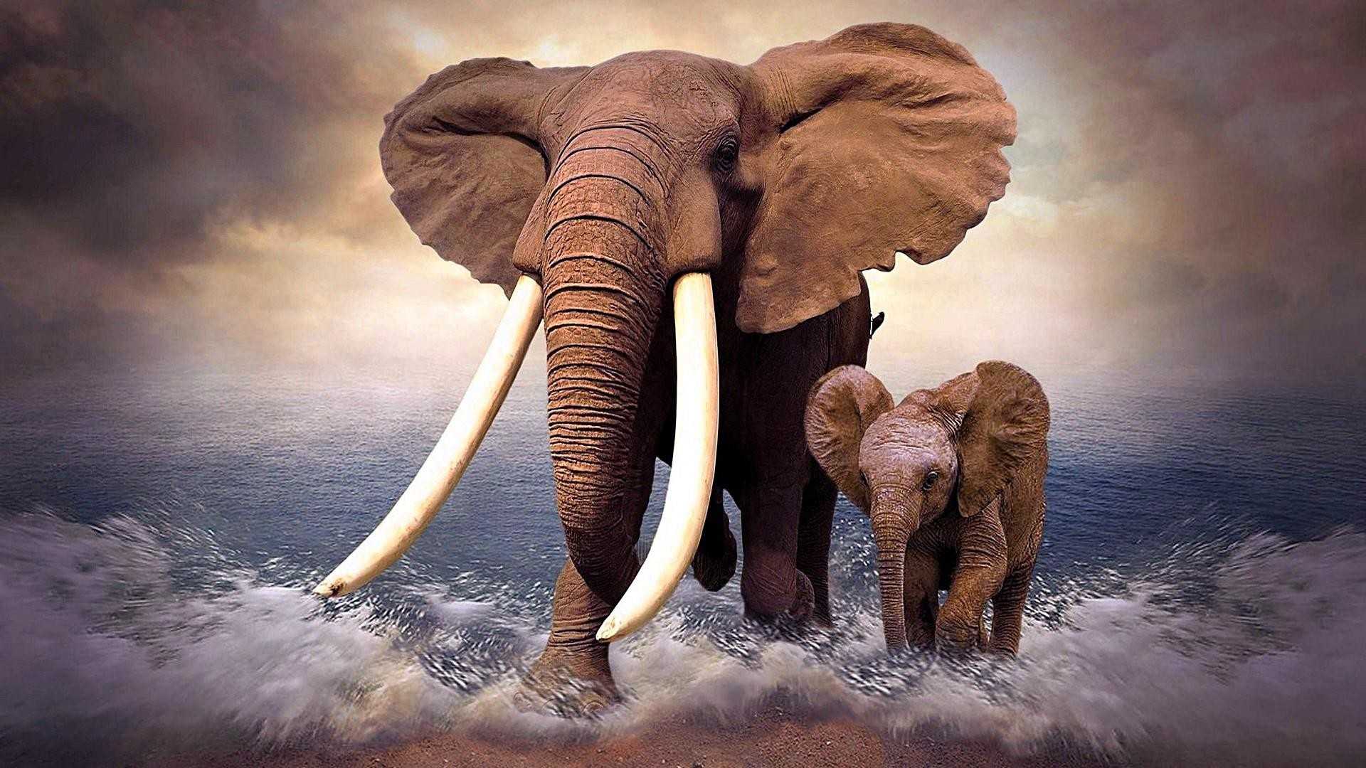 Desktop Wallpaper 4k Elephant Ultra HD