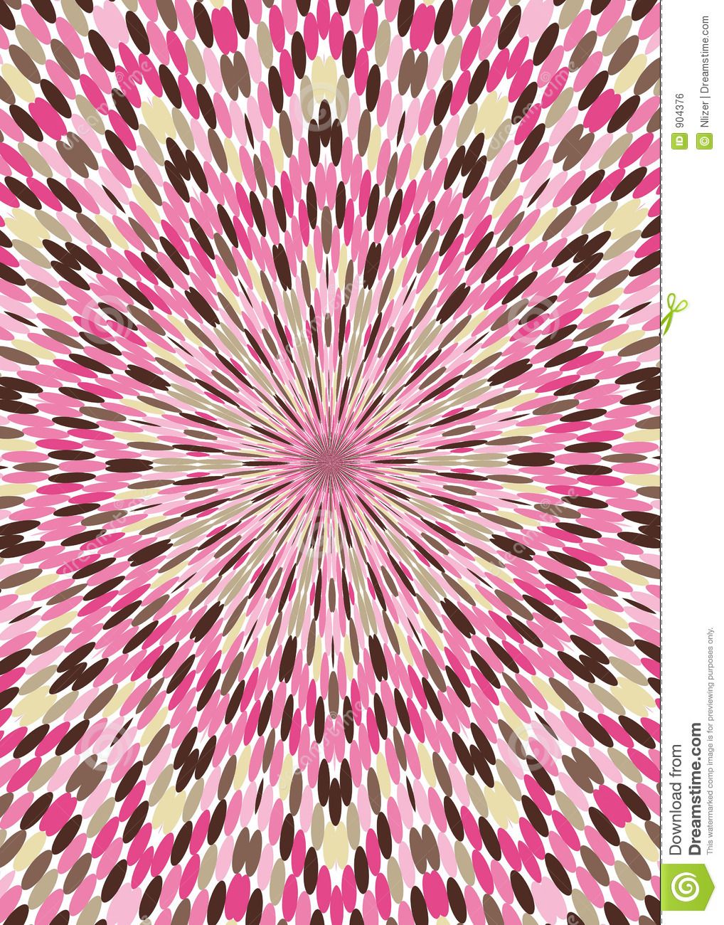 Pink Brown Kaleidoscope Wallpaper Background Royalty Stock