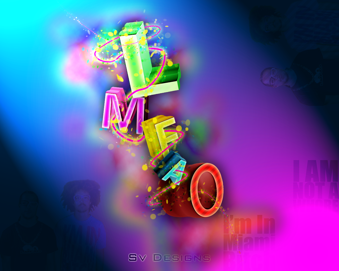Lmfao Wallpaper 3d Typo By Shilpinator