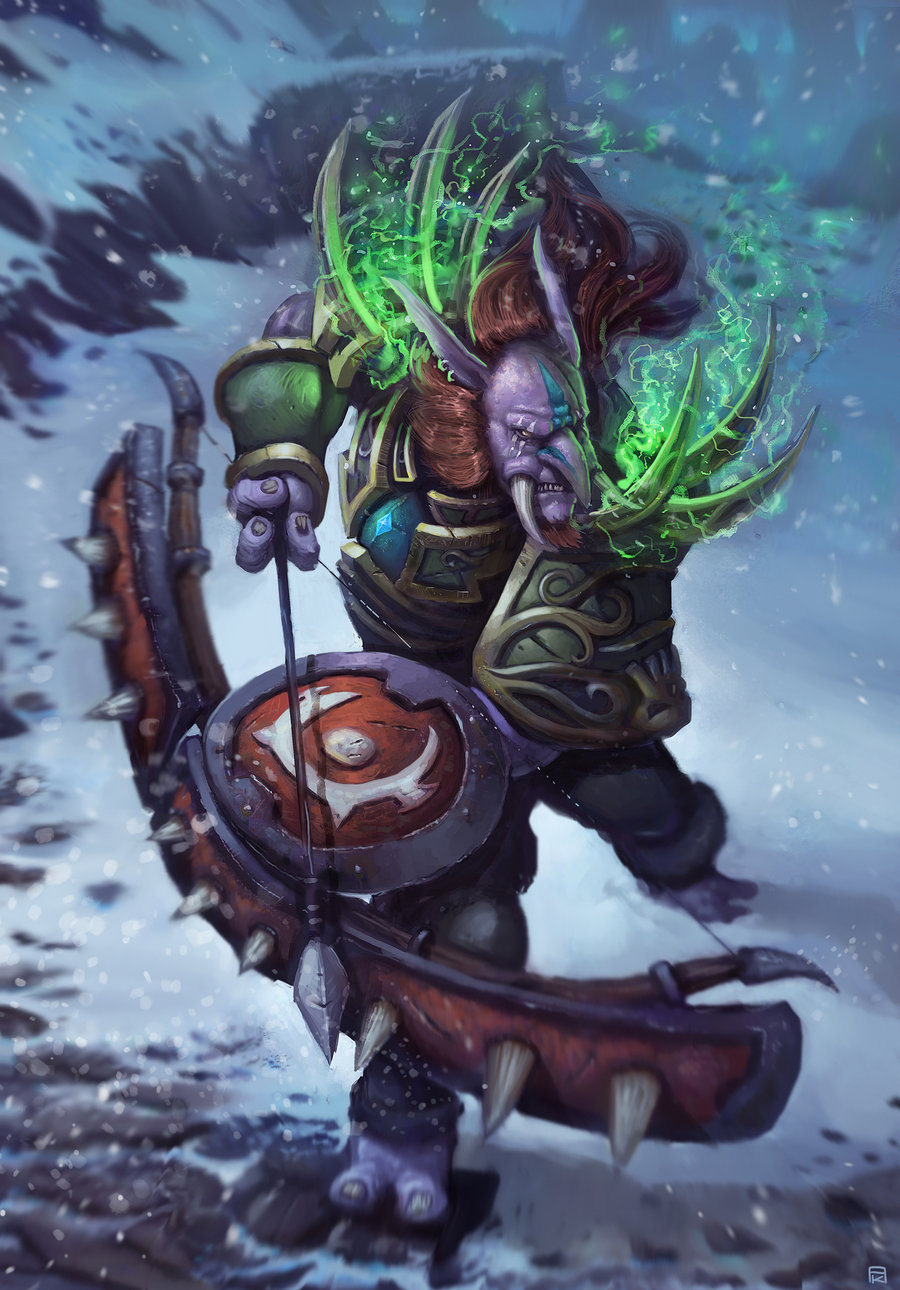 World Of Warcraft Troll Archer By Alexkonstad