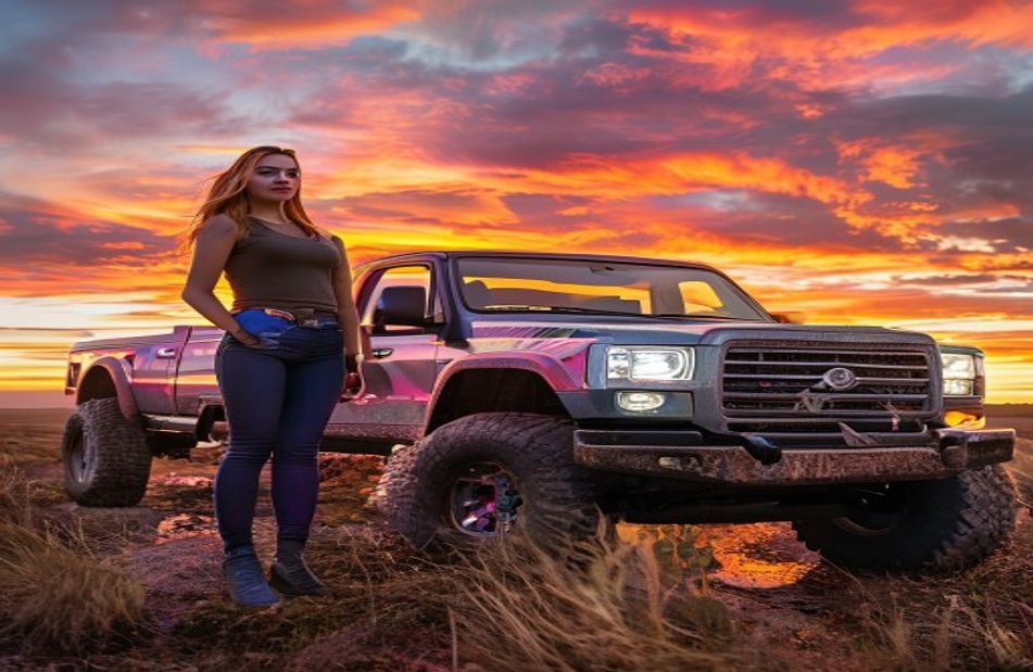 Girls And Trucks Wallpaper