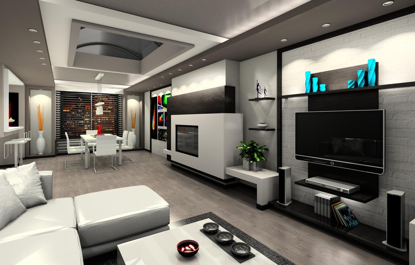 Wallpaper Design Modern Interior Home Luxury Apartment Image