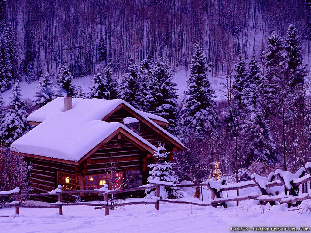 Cozy Log Cabin in wintertime  Idea Wallpapers  iPhone WallpapersColor  Schemes