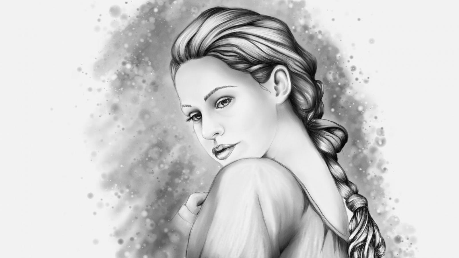 Pencil Drawing Wallpaper Wallpapersafari | Free Download Nude Photo Gallery