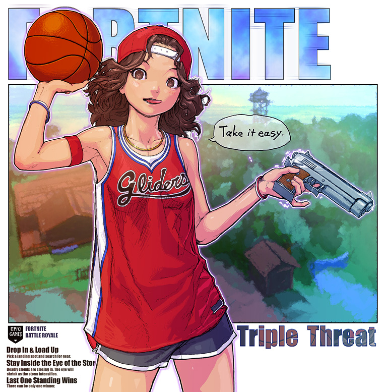 Triple Threat Threat Triple   Fortnite   Zerochan Anime Image Board