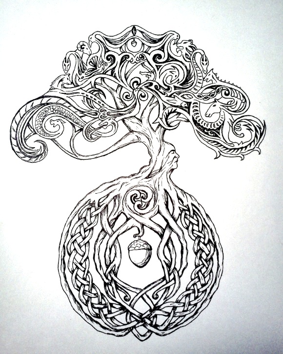 Celtic Tree Wallpaper By Chaotic Rainbow