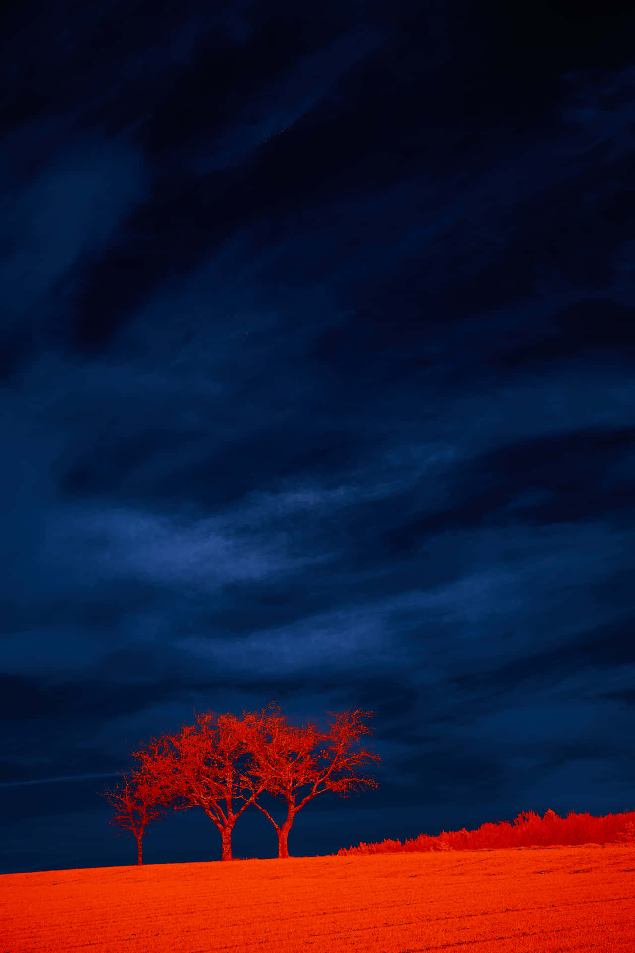 Blue And Red Background Wallpaper