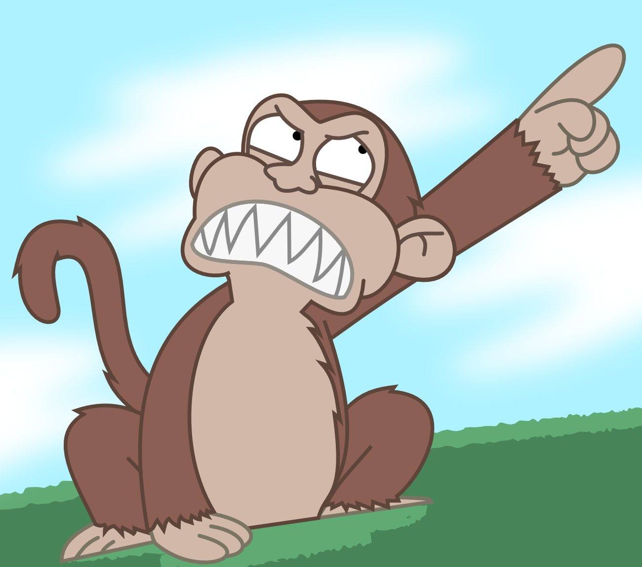 Free download Angry Monkey Family Guy Evil monkeyby lonmcgregor