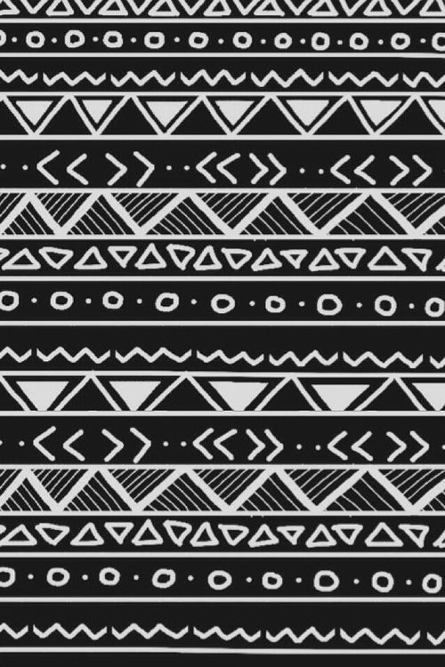 aztec black vs white Patterns Colors Pinterest 500x750
