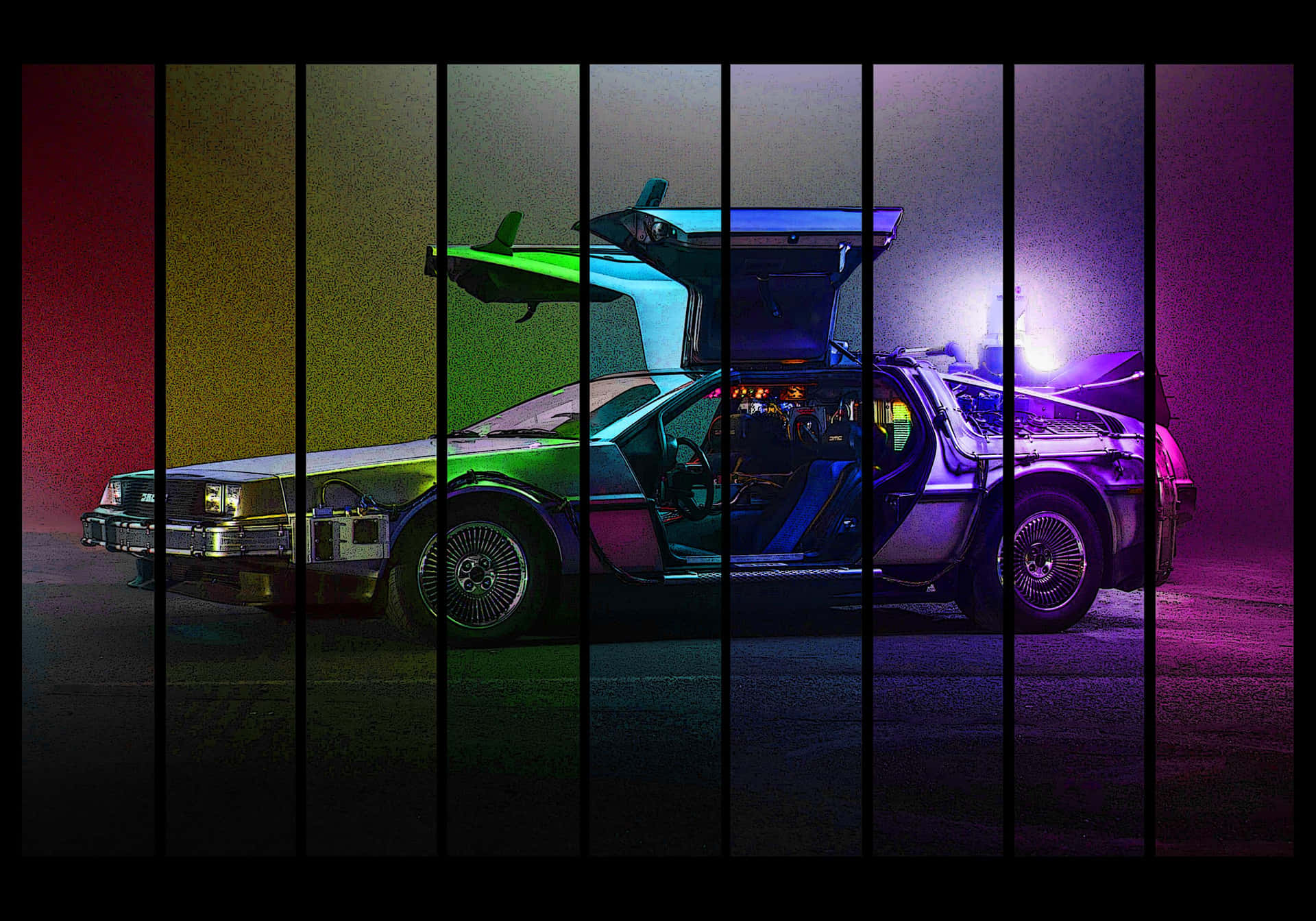 Delorean 4k Wallpaper