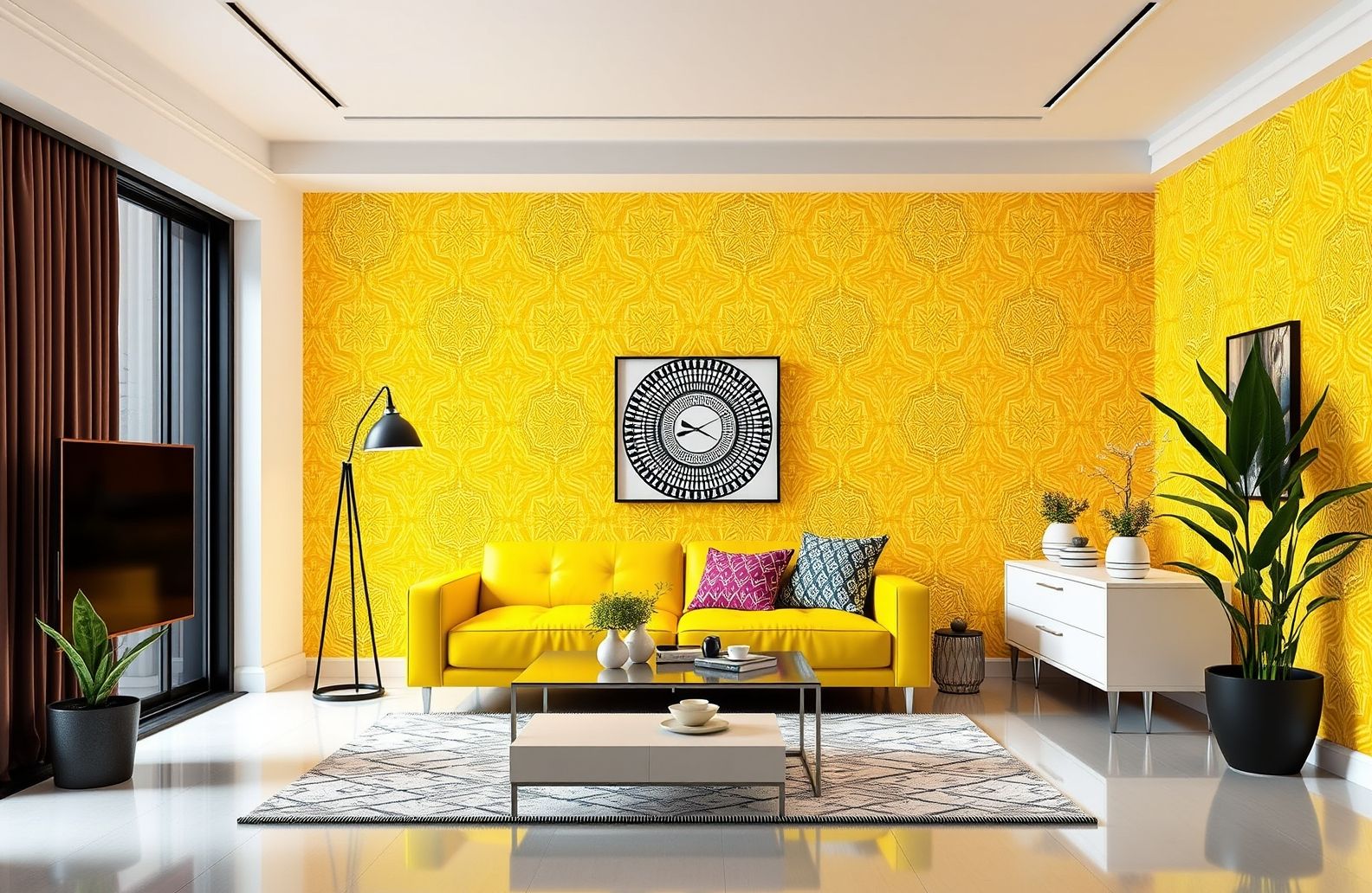 Neon Yellow Wallpaper