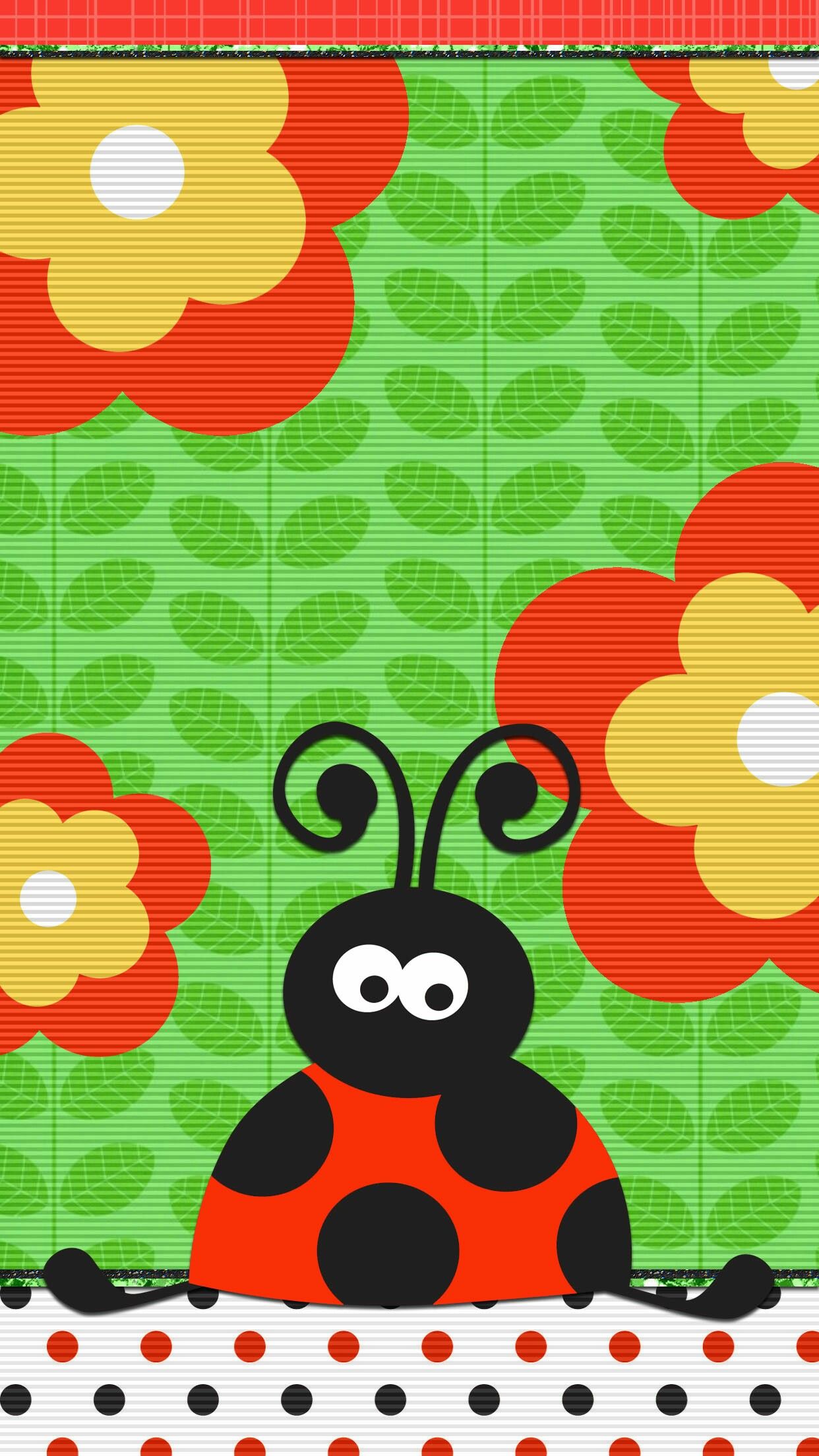 Cute Ladybug Wallpaper iPhone