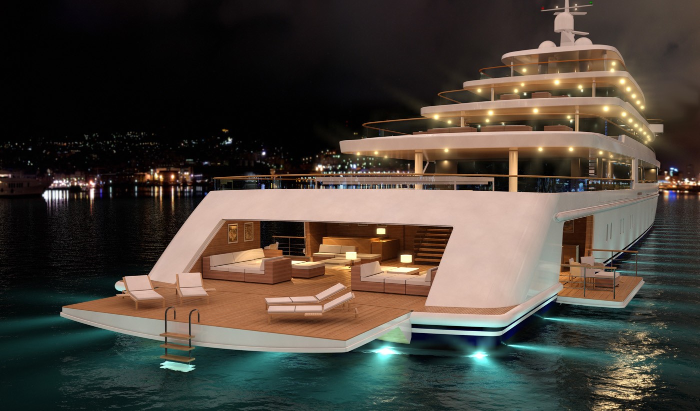 Luxury Yacht Project Wallpaper Baltana