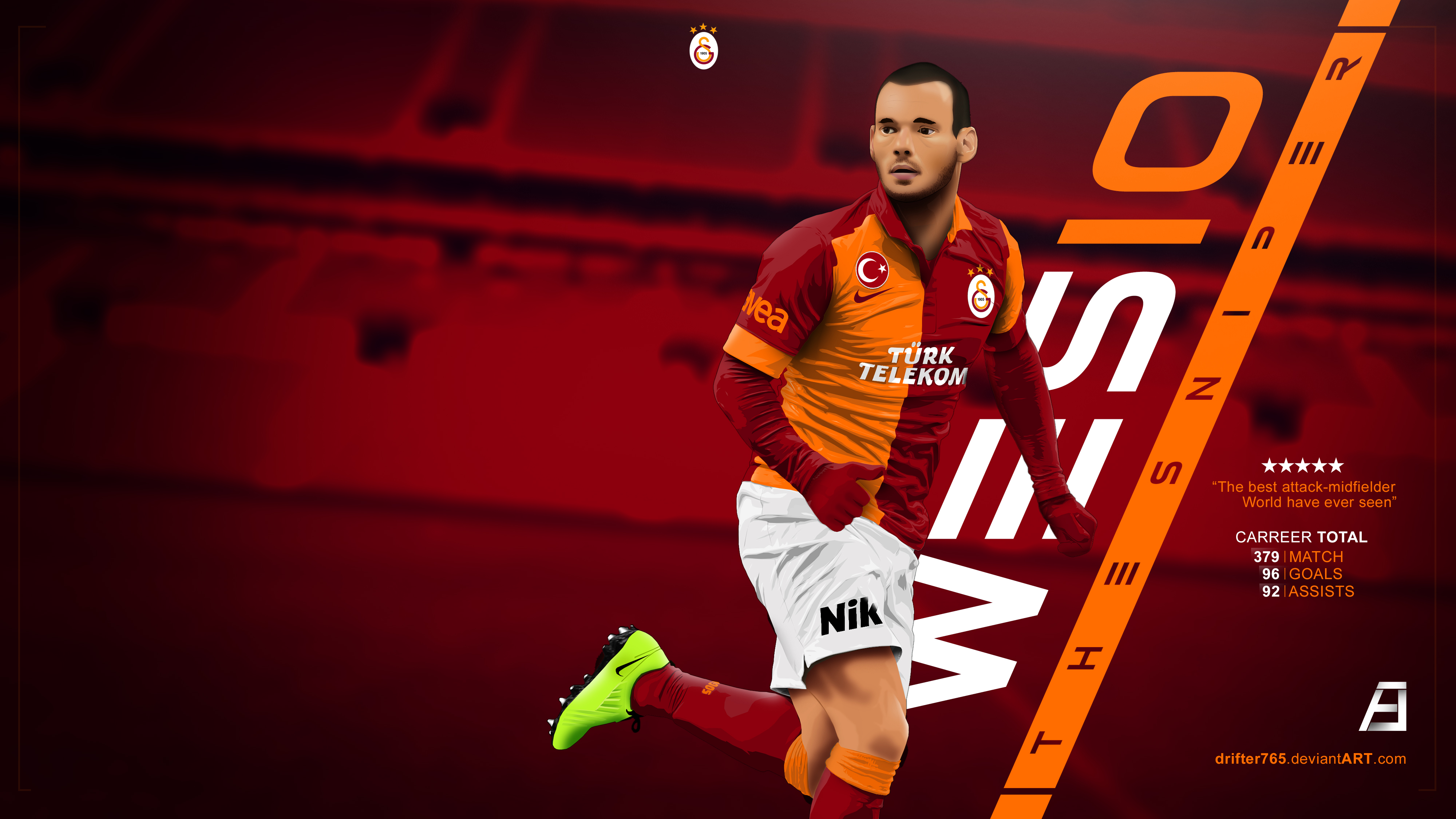 Wesley Sneijder By Drifter765