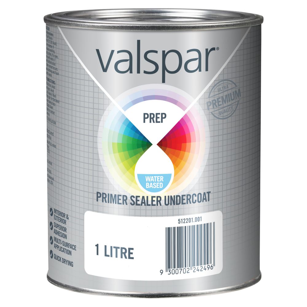 Valspar Acrylic Primer Sealer Undercoat 1l Masters Home Improvement