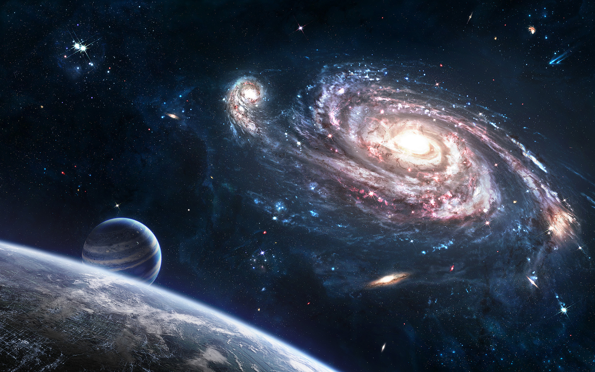 Spiral Galaxy Wallpaper And Image Pictures Photos