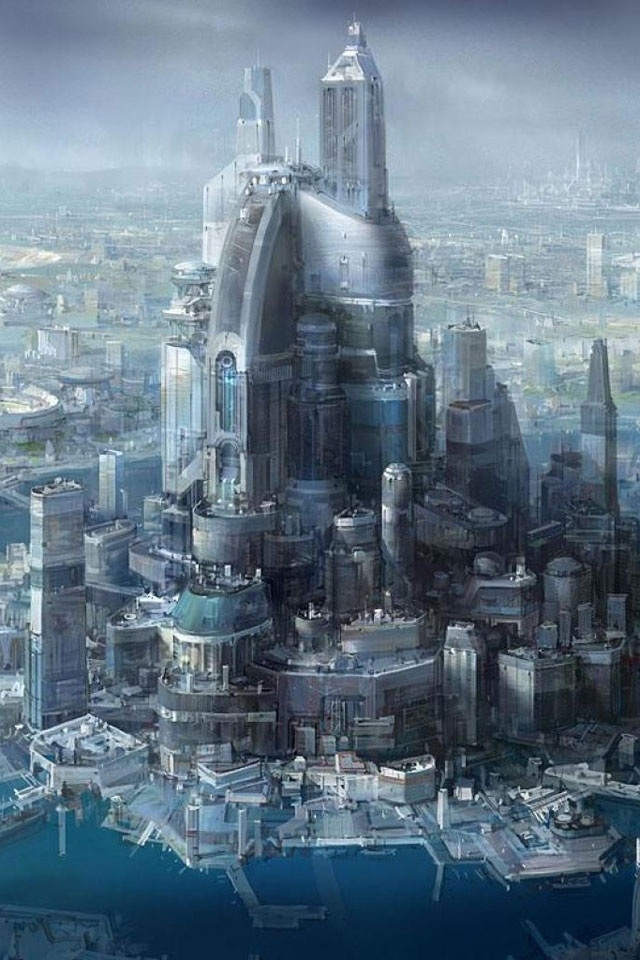 Cool Fantasy City iPhone Wallpaper HD Themes