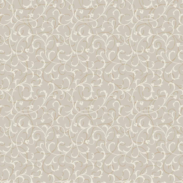 Silver And Cream Swirl Scroll Wallpaper Wall Sticker Outlet