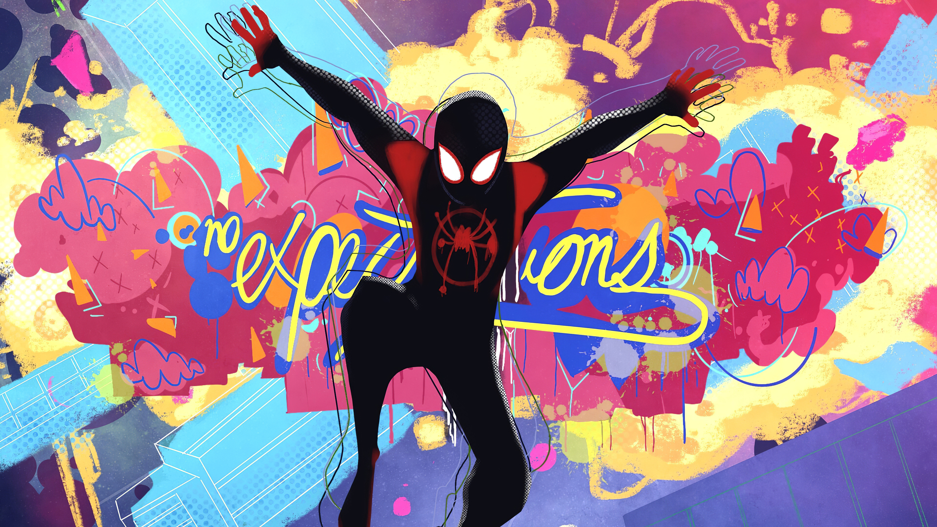 Spiderman Into Spiderverse 4k HD Wallpaper Image