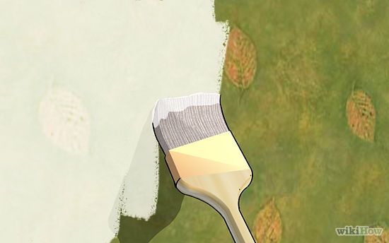 How to Paint Over Wallpaper 550x344