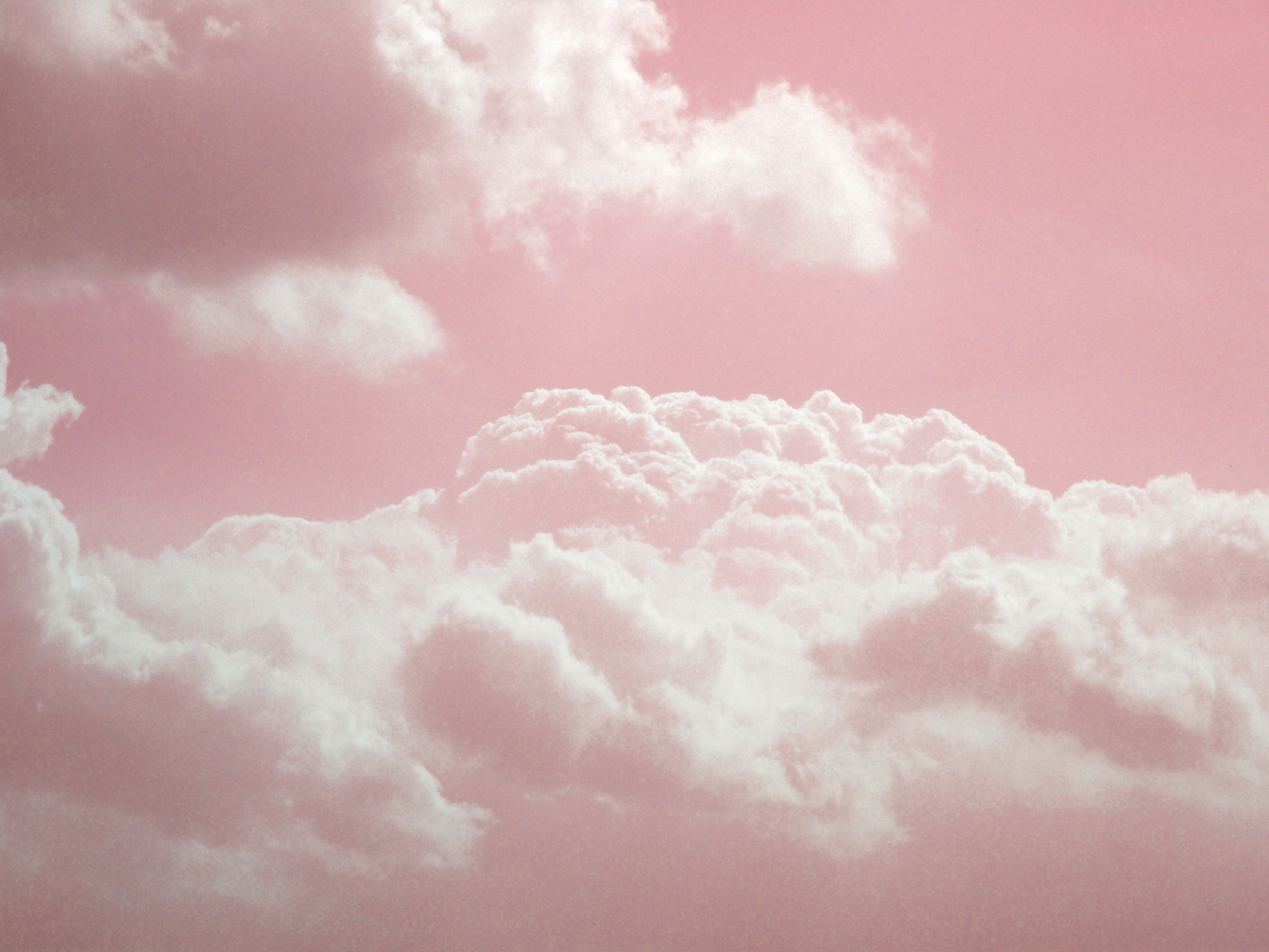 Pink White Clouds By